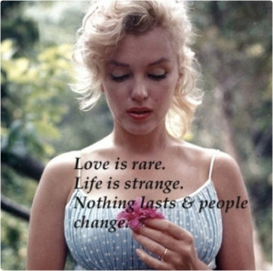 Thoughtful Love Quote Marilyn Monroe