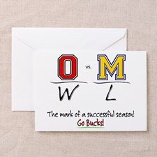 Ohio State Buckeyes Football Greeting Cards