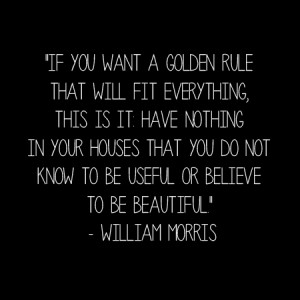 William Morris Quote