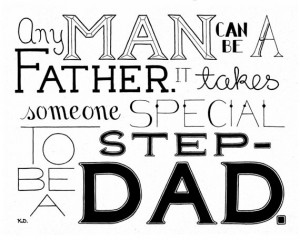 Step Dad Artwork, Father's Day Art, Print for Step Dad, Word Art ...