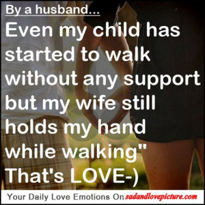 Love Picture: “Even my child has started to walk without any support ...