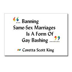 view larger pro gay marriage postcards 8 pro gay marriage gifts quote ...