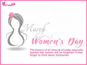 Happy Women's Day Wishes and Greetings Quote Picture 8 March Photo