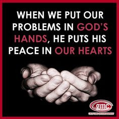 Put it in God's hands...