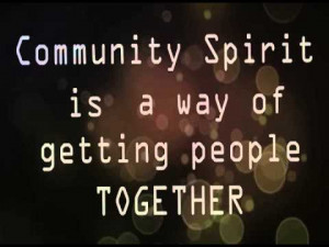 Community Spirit Advert