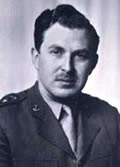 Herzog as an officer in the IDF from Yad Chaim Herzog