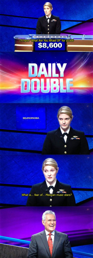 Best Jeopardy response ever… it was a funny one