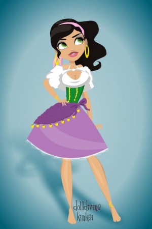 Esmeralda, Gypsy Princess Pinup by anzu-da-opinionated.deviantart.com ...
