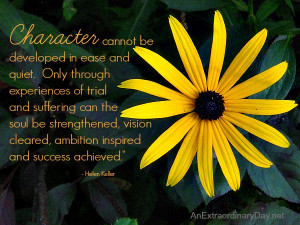 When I came across this character quote I immediately identified with ...