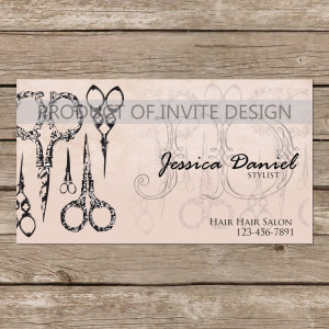 Hair Salon Quotes For Business Cards Hair stylist b.