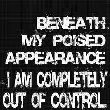 poised and out of control!!