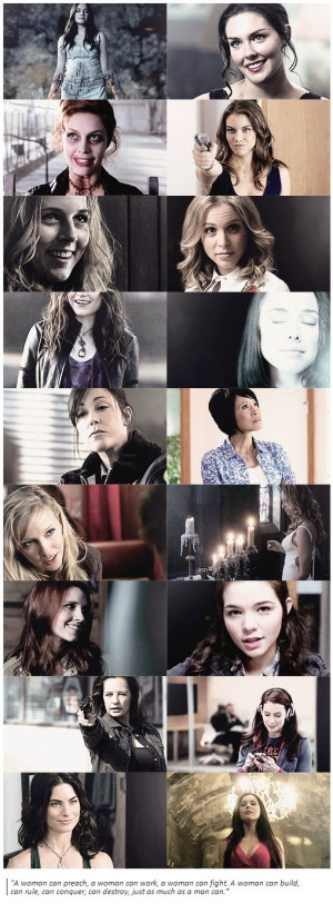 The ladies of Supernatural #Supernatural