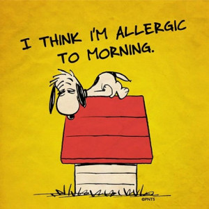 Allergic to mornings. #allergies #EMS