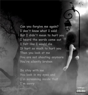 Can You Forgive Me Again? | Quotes and Sayings