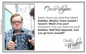 Trailer Park Boys: The Timeless Wisdom of Bubbles
