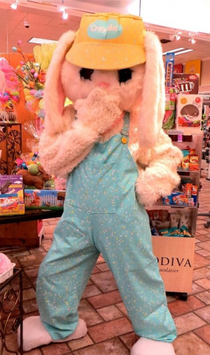 Easter bunny at Quips 'N' Quotes.