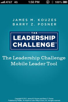 The Leadership Challenge Mobile Tool from Kouzes & Posner #iPhone # ...