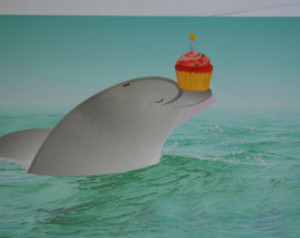 Dolphin Happy Birthday Greeting Card