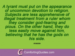 apprehensive of illegal treatment from a ruler whom they consider god ...