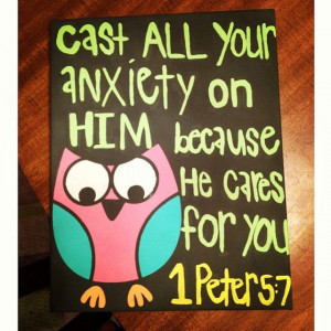 Bible verse canvas painting