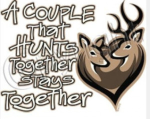 Couple that hunts together stays together Adult White T-shirt New ...