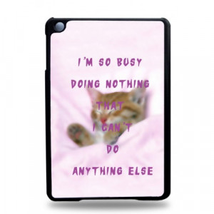 Home » Get Busy Quotes iPad Mini Case - Hard Plastic Tablet Case