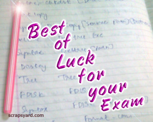 Best Of Luck For Exam