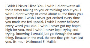 You Hurt Me Tumblr Quotes