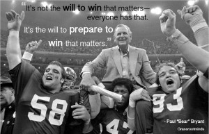 Success comes from how well you prepare to seize opportunities.