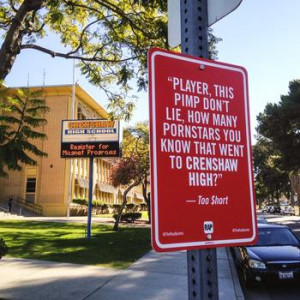 Video: The Story Behind The 45 L.A. Street Signs With Local Rap Lyrics