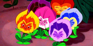 Disney Alice In Wonderland Flowers