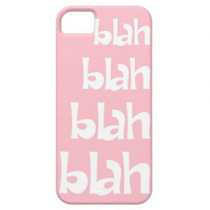 light_pink_blah_blah_blah_iphone_5s_case ...