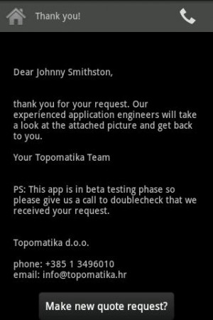 Topo Quote 3D scanning - screenshot