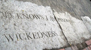 Salem Witch Trials Memorial Photo: Quotes from the accused