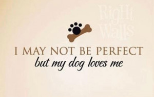 and I love my dog