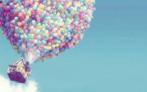 唯美气球图片：追逐童年的回忆