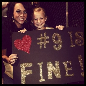 Football game sign for boyfriend :)...@Style Space & Stuff Blog Reece ...