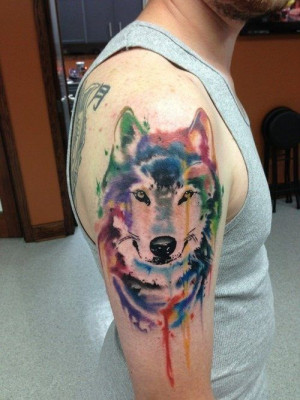 color-wolf-tattoos