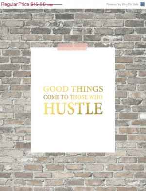 ON SALE Gold Foil Print Art, quote print, inspirational quote print ...