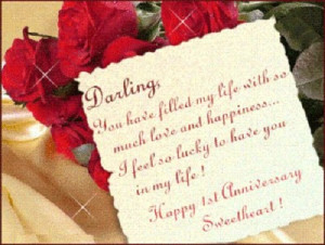... Happiness I Feel So Lucky To Have You In My Life - Anniversary Quote