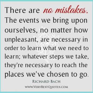 Mistake quotes richard bach quotes personal growth quotes