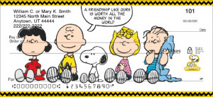 Peanuts Checks - Snoopy Personal Checks, Address Labels & Checkbook ...