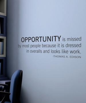 Belvedere Black 'Opportunity' Wall Quote