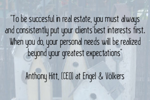 estate agent in the US and head of Engel & Völkers (USA). His quote ...