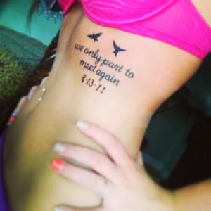 Memorial tattoo. I really like this one! Might have to get something ...