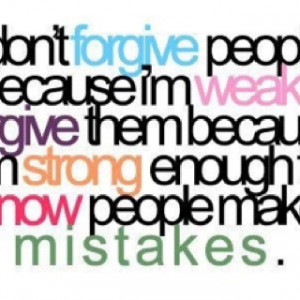 know people make mistakes