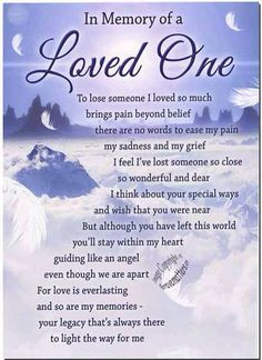 Anniversary of Loved Ones Death | Death Anniversary Quotes More