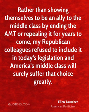 Rather than showing themselves to be an ally to the middle class by ...