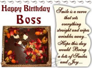 Birthday Wishes for Boss - Birthday Images, Pictures