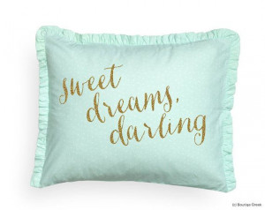 Sweet Dreams Darling Pillow Cover